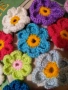 Комплект 30 броя плетени цветя с големина 5 см за декорация, снимка 3