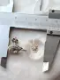 Сребърни Обеци Сваровски с Кристали Сваровски, снимка 5
