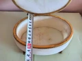 Невероятно Красива Кутия За Бижута От алабастър Със Позлата, снимка 10