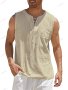 Мъжка модна лятна риза без ръкави, 10цвята - 023, снимка 5
