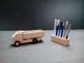 Декоративно дървено камионче - моливник DMAR 321, снимка 3