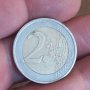 2 Евро 2002год със буква ,,S,,във Звездата много рядка, снимка 2