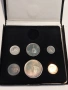 Канада 1967г. мат гланц сет 6 монети,4 от тях са сребро, снимка 1