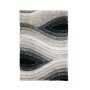 Модерен черен/сив шаги килим в различни размери, снимка 1 - Килими - 42648014