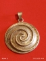 Красив ажурен сребърен медальон с формата на СПИРАЛА ювелирна изработка 30250, снимка 8