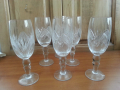 Кристални чаши за вино Рамона , снимка 1 - Антикварни и старинни предмети - 36241346