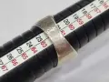 Сребърен пръстен с кехлибарен камък, снимка 11