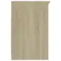 vidaXL Шкаф с чекмеджета, сонома дъб, 40x50x76 см, инженерна дървесина, снимка 5