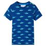 Детска тениска, тъмносиня, 104（SKU:12305, снимка 1 - Детски тениски и потници - 44823926