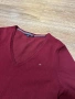 Дамски Вълнен пуловер Tommy Hilfiger дамски в бордо от лека материя , XS размер, снимка 5