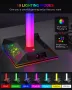 Геймърска светеща LE стойка за слушалки Аксесоари за компютър RGB стойка за слушалки с 2 USB зарядни, снимка 6