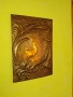 Стара Медна Декоративна Картина , Медно Пано - Елен, снимка 6