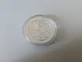 Сребърна монета, 1 oz Австралийска кукабура 2013, 99.99% сребро, снимка 1