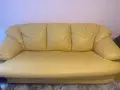 Разтегателен Кожен диван , снимка 1