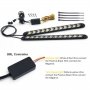 ДНЕВНИ СВЕТЛИНИ,DRL С БЯГАЩ МИГАЧ - 9LED,2бр,3574-6, снимка 3