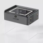 Интелигентно нощно шкафче Smart Heater Led, безжично зареждане, Bluetooth, сив, снимка 1