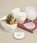 3D Тоалетна чиния силиконов молд форма смола гипс кашпа кутия декор саксия, снимка 1