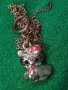 ПОЗЛАТЕНО СЛАДКО КОТЕНЦЕ с ЦИРКОНИ ЕМАЙЛ АРТ ВИСУЛКА ПЕНДАНТ ФИГУРКА 24752, снимка 11