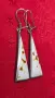 Елегантни висящи обеци с триъгълна форма, снимка 2