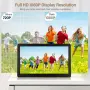 Чисто нов преносим телевизор Desobry 14.1" Full HD с батерия (DVB-T2, HDMI, USB)   , снимка 2