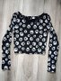 Къса дамска блуза "Н&М" , снимка 1 - Блузи с дълъг ръкав и пуловери - 41784800