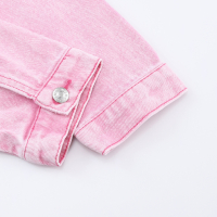 Дамско дънково яке в розово, 100% памук, снимка 9 - Якета - 44599225