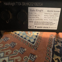 2000W Halo Knight T104 Тротинетка/Scooter, снимка 4 - Друга електроника - 44612583
