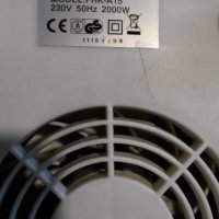 Вентилаторна печка "CROWN" - 2000W, снимка 5 - Отоплителни печки - 38974299