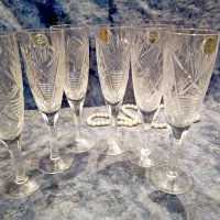 Кристални чаши , снимка 1 - Чаши - 41541817