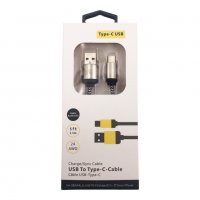 Кабел  USB към Type C/ USB към Lightning  1.5м -Метални накрайници Преходник , снимка 4 - USB кабели - 33821089
