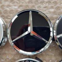 Капачки за джанти Мерцедес Mercedes 75мм външен размер, снимка 3 - Аксесоари и консумативи - 36013164