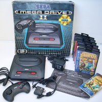 Конзола SEGA Mega Drive II 16-bit оригинал комплект с игри  