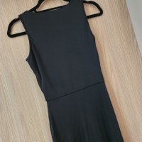 Черна елегантна рокля , снимка 5 - Поли - 41122591