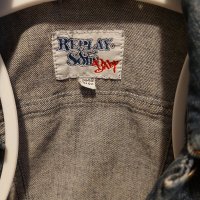 Дънково яке и дънкови панталонки Replay +малък подарък към тях, снимка 8 - Детски комплекти - 41654506