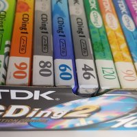 TDK японски аудиокасети 11 бр. за колекция с кутийка с обща цена , снимка 3 - Аудио касети - 41370860
