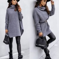 Плетени туники поло, снимка 1 - Блузи с дълъг ръкав и пуловери - 30717838