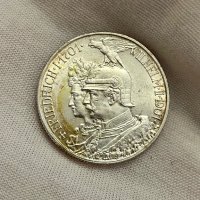 2 марки 1901 г, Германия / Прусия - сребърна монета, снимка 9 - Нумизматика и бонистика - 40150136