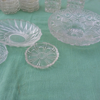 Старо българско стъкло 16 части, снимка 4 - Аксесоари за кухня - 36189123