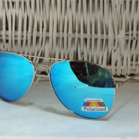 133 Унисекс слънчеви очила,авиаторска форма с поляризация avangard-burgas, снимка 1 - Слънчеви и диоптрични очила - 44512938