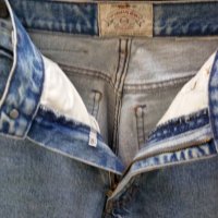 Jeans Armani, denim, 30, оригинален, светлосин, снимка 4 - Дънки - 12907555