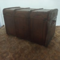  Старинен Пътнически сандък куфар, снимка 4 - Други - 41223217
