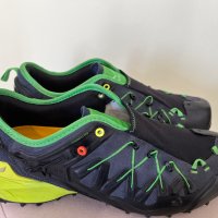 Туристически обувки Salewa Ms Wildfire Edge 61346-3840 Ombre Blue/Fluo Yellow, снимка 8 - Други - 42274350