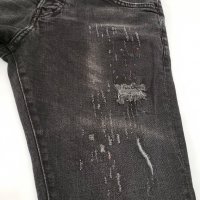 Dsquared 2 Cool Slim LYC Сиви Еластични Дънки Петна от Боя 46 (S) 31х31, снимка 4 - Дънки - 39098357