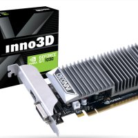Видеокарта Inno3D GeForce GT1030 2GB DVI-D, HDMI2.0b, Internal Audio Input for HDMI 64bit 1227MHz, снимка 1 - Видеокарти - 40953819