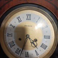 стенен часовник янтар профилактиран от часовникар, снимка 2 - Стенни часовници - 42482584