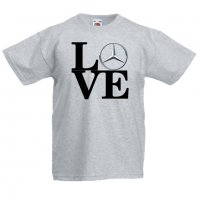 Детска тениска Mercedes LOVE, снимка 3 - Детски Блузи и туники - 33776176