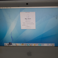 Компютър Imac   Пукнат дисплей  1.83 ghz  Core 2 Duo  512 mb DDR2 , снимка 4 - Работни компютри - 36134813