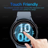Samsung Galaxy Watch 4 5 5 Pro LTE 40 44 45 mm. / 5D Протектор за цял екран, снимка 4 - Смарт гривни - 41041333