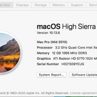 Продавам Apple Mac Pro 5.1 с ново SSD Samsung , снимка 4 - Работни компютри - 36287486