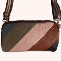 CROSSBODY//многоцветни малки дамски чантички//естествена кожа, снимка 3 - Чанти - 39832364